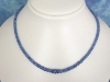 Blue Sapphire necklace 95,30 Ct. high grade
