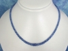 Blue Sapphire necklace 96,20 Ct. high grade