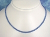 Blue Sapphire necklace 57,50 Ct. fine faceted