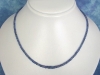 Blue Sapphire necklace 57,40 Ct. fine polished