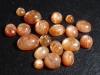 Sunstone 25,27 Ct. cabochons lot - 19 pieces