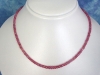 Red Tourmaline necklace 61,10 Ct. fine faceted