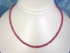 Red Tourmaline necklace 58,30 Ct. fine faceted