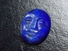 Lapislazuli / Lapis Lazuli intaglio "mask" - 4,61 Ct. (324c)