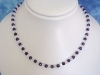 Amethyst & Quartz necklace 83 Ct. modern design