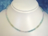 Beryl necklace 49,80 Ct. faceted Aquamarine Morganite