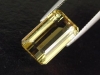 Apatite 8,73 Ct. fine yellow octagon cut Brazil