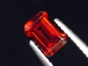 Rhodolite Garnet 1,26 Ct. red octagon Mozambique