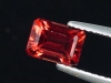 Rhodolite Garnet 1,20 Ct. red octagon Mozambique