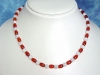 Carnelian & Quartz necklace 106 Ct.