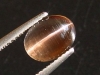 Sillimanite cat's eye 2,41 Ct. oval cabochon Sri Lanka