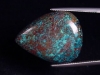 Azurite 29,27 Ct. pear cabochon Brazil