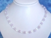 Quartz & Amethyst necklace 187,60 Ct. pastel Amethyst