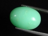 Chrysoprase 10,96 Ct. oval cabochon Brazil