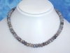 Labradorite faceted necklace 209,10 Ct. blue shimmer