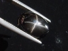 Star Diopside 8,07 Ct. fine star oval cabochon