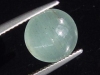 Aquamarine 2,98 Ct. - bright cat's eye - round cabochon