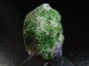 Tsavorite crystal 37 mm with Tanzanite - Tanzania