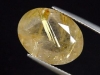Rutile Quartz 10,80 Ct. - oval faceted - golden needles