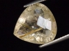 Rutile Quartz 8,36 Ct. - pear faceted - golden needles