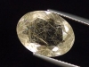Rutile Quartz 5,32 Ct. - oval faceted - golden needles