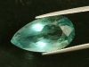 Fluorite 20,23 Ct. - fine bluegreen - pear Brazil