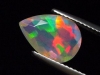 Opal faceted pear 1,98 Ct. - finest quality, great colorplay