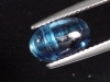 Kyanite / Disthen 3,55 Ct. ink blue oval cabochon