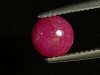 Ruby 1,82 Ct. round cabochon - Markara, India