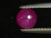 Ruby 1,52 Ct. round cabochon - Markara, India