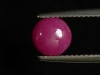 Ruby 1,85 Ct. round cabochon - Markara, India