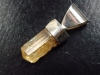Topaz pendant 35 mm - fine Imperial Topaz + Silver