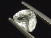 Beryllonite - rare mineral - trillion cut