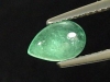 Emerald 0,81 Ct. fine green - pear cabochon Colombia