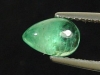 Emerald 1,04 Ct. fine green - pear cabochon - Colombia