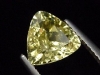 1,80 Ct. yellow Chrysoberyl - fiery trillion (571c)