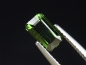 Preview: Verdelith / grüner Turmalin 1,52 Ct. Oktagon 8 x 4,5 mm Brasilien