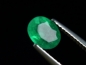 Preview: Smaragd 0,97 Ct. feines Grün 7 x 5,5 mm Oval Kolumbien