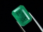 Preview: Emerald 6,52 Ct. medium green octagon