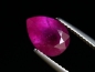 Preview: Ruby 3,44 Ct. pear - fine red pink - treated