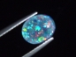 Preview: Opal / Edelopal 10 x 8 mm Oval Cabochon Triplette - Australien