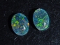 Preview: Opal / Edelopal Paar 10 x 8 mm Oval Cabochon Triplette - Australien
