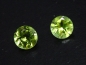 Preview: Peridot pair 1,99 Ct. round B-quality