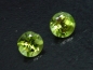 Preview: Peridot Paar 2,00 Ct. Rund 6 mm Sri Lanka B-Qualität
