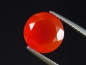 Preview: Karneol 2,96 Ct. leuchtendes orangerot 10 mm Rund Indien