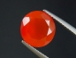 Preview: Karneol 3,04 Ct. leuchtendes orangerot 10 mm Rund Indien