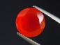 Preview: Karneol 3,11 Ct. leuchtendes orangerot 10 mm Rund Indien