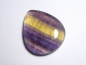 Preview: Fluorit 27,76 Ct. bunt gebändert Tropfen Cabochon