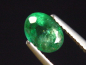 Preview: Smaragd 0,99 Ct. feines Grün 7 x 5 mm Oval Kolumbien