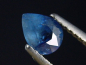 Preview: Blauer Saphir 0,81 Ct. Tropfen 6 x 4,5 mm Australien